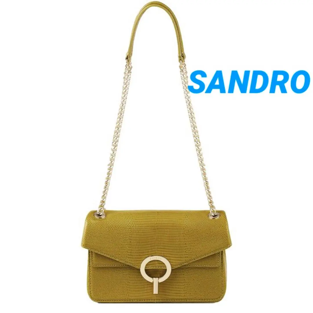 【SANDRO】ハンドバッグ 三色展開 チェーン ミニ 2way SANDRO SANDRO】ハンドバッグ 三色展開 チェーン ミニ 2way SANDRO