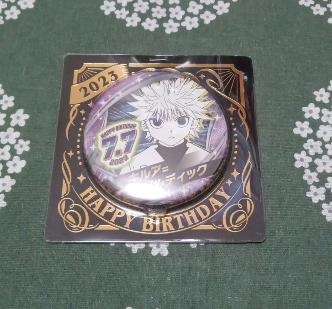 キルア　2023　缶バッジ　ハンターハンター　バースデー　原作　10点 HUNTER×HUNTER』バースデイ缶バッジ キルア＝ゾル