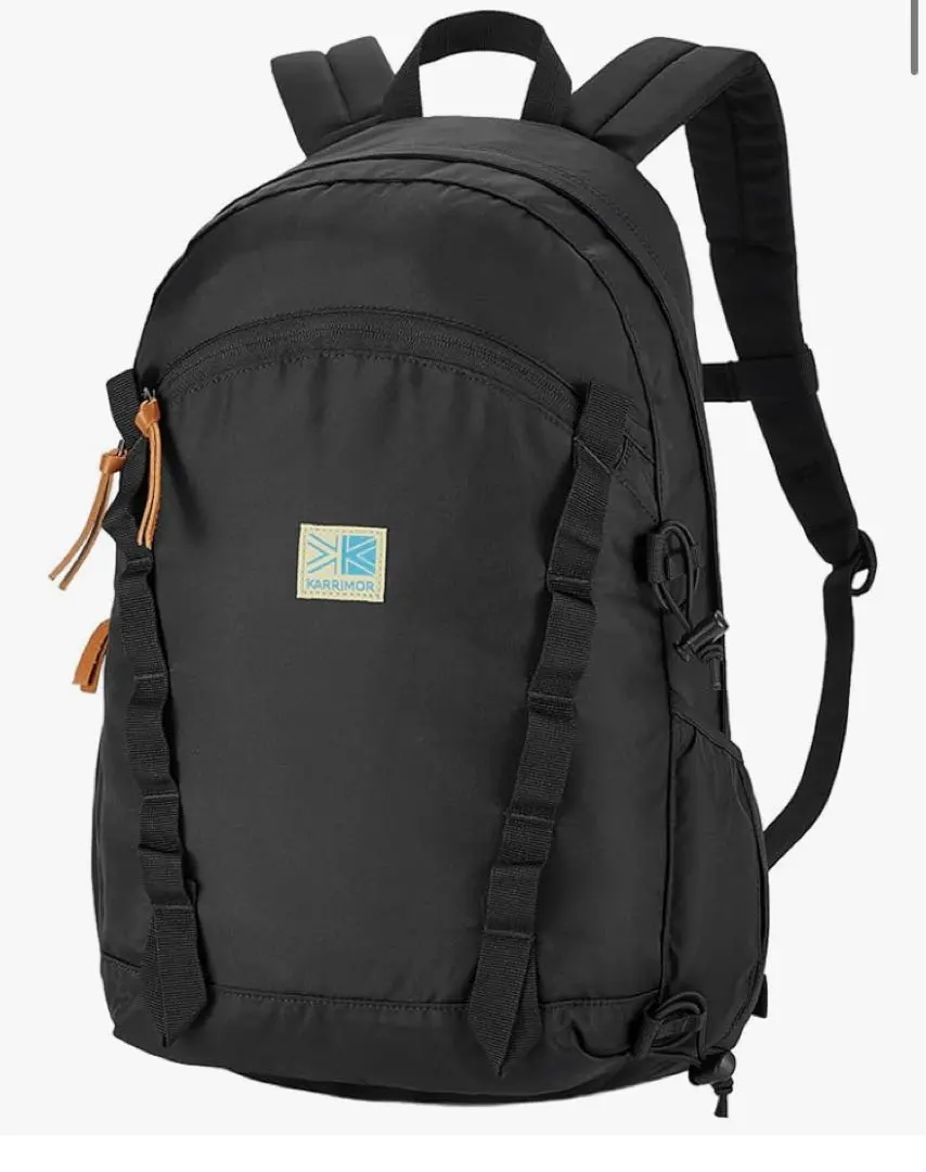 Thumbnail of Black nylon backpack