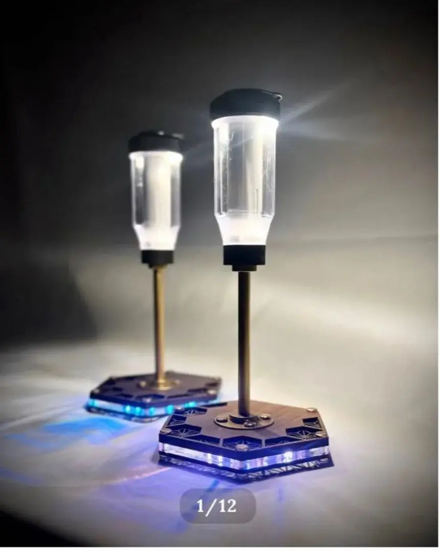 【新品未使用】アサガラワークス ALBM コースター ホワイトウォッシュカラー アサガラワークス コースター ※通電確認済み ALBM:1.51 Led