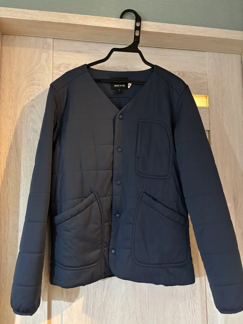 snow peak ノーカラージャケット サイズ2 ブラック セール】Light Mountain Cloth Jacket（ノーカラージャケット