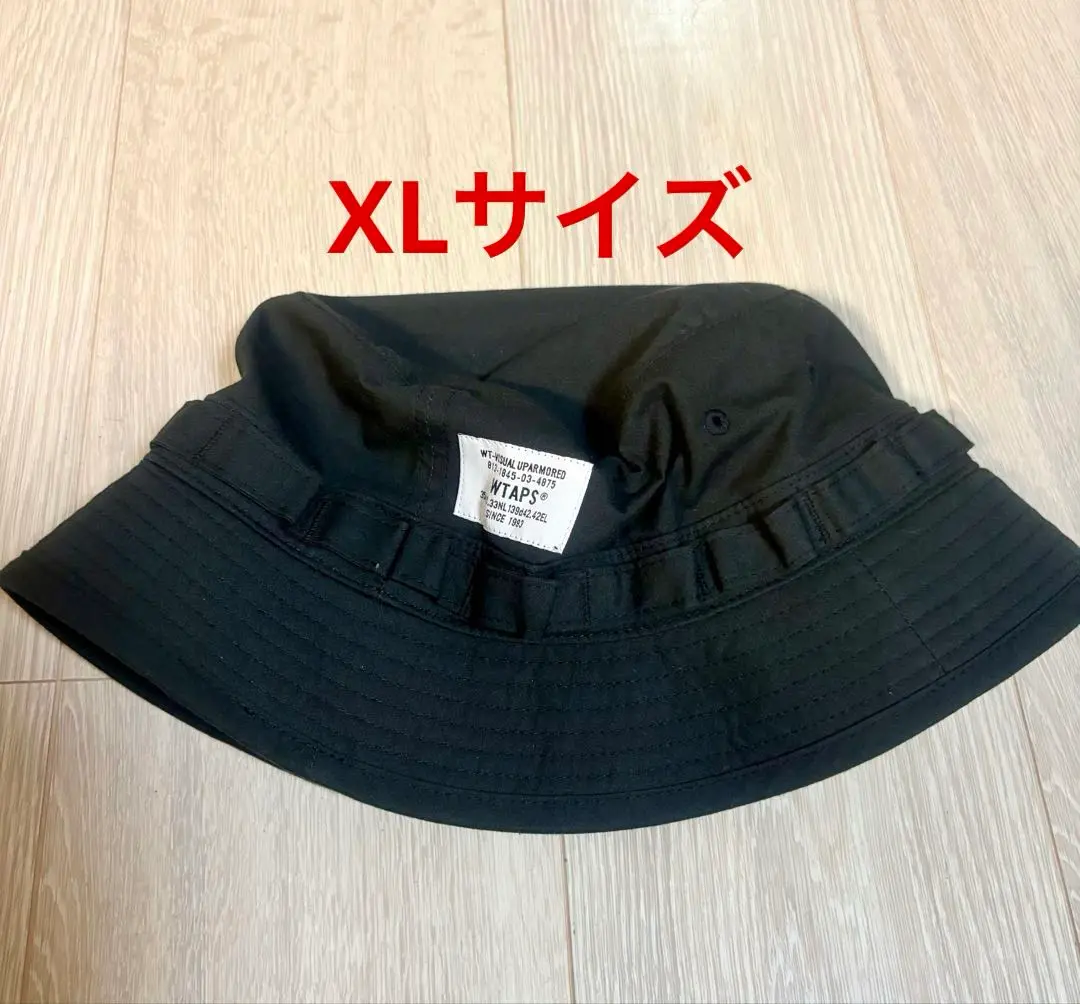 WTAPS ブラック バケットハット 4 WTAPS バケットハット