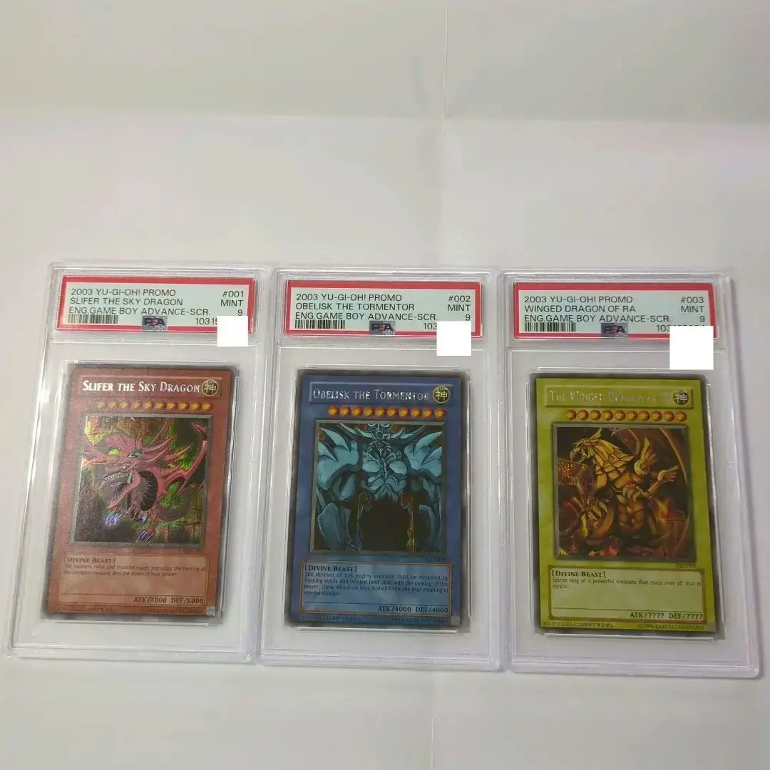 遊戯王　三幻神　GBI シークレット　英語版 美品】A.遊戯王 三幻神 GBI 英語 シークレット 3枚セット（超