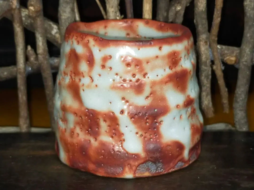 F862 玉置保夫「今織部 盃」刻印/箱書きあり 共箱/共布付 酒器/酒盃/酒杯/ぐい呑 陶器 陶芸 伝統工芸 美術 芸術 C-4 Yahoo!オークション -「玉置保夫 織部」の落札相場・落札価格