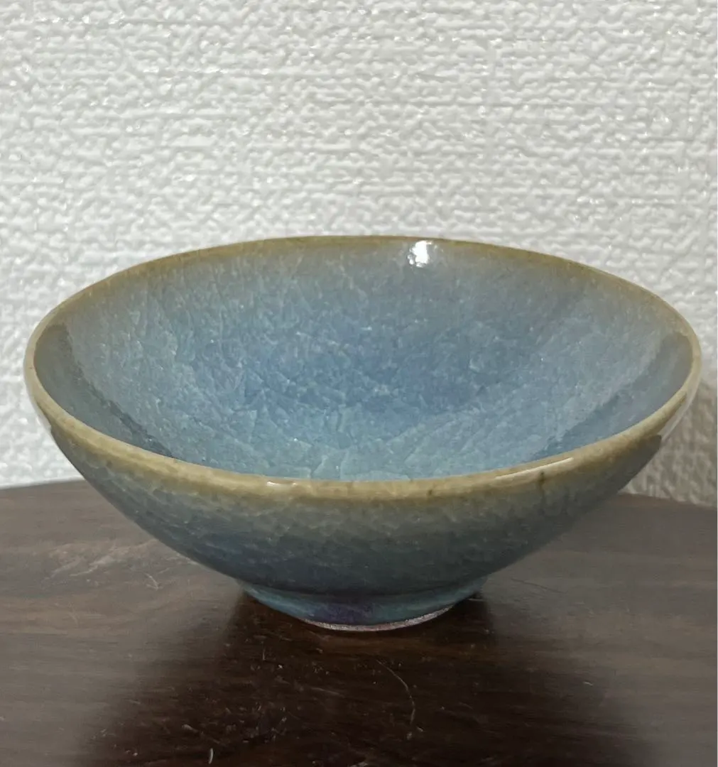 Thumbnail of Chinese Antique: Qing Dynasty Jun Glazed Wine Cup XG2-69