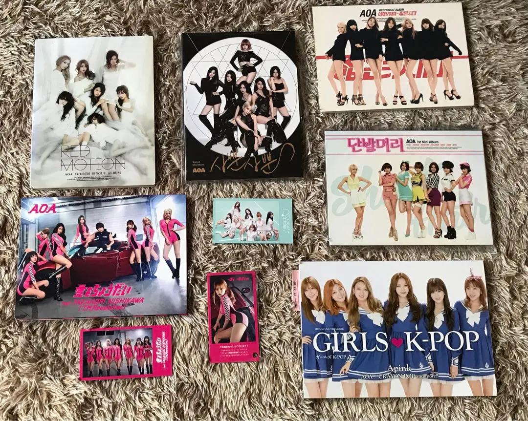 AOA アルバムセット トレカ付き AOA Good Luck 4th Mini Album CD Sealed Kpop Kstar Luthier