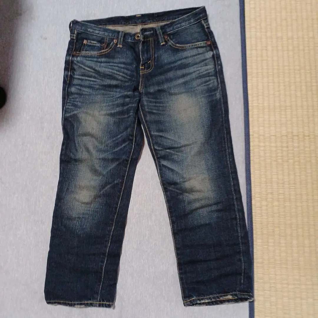 Thumbnail of Levi's Dark Blue Straight Denim