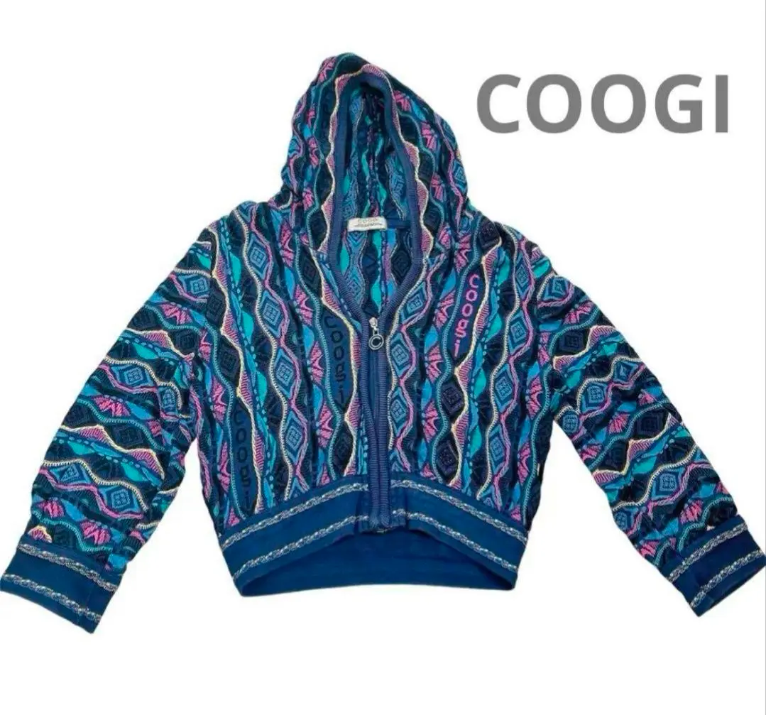 【希少・4XL】クージー パーカー メタルロゴ 昇華COOGIプリント 希少・4XL】クージー パーカー メタルロゴ 昇華COOGIプリント
