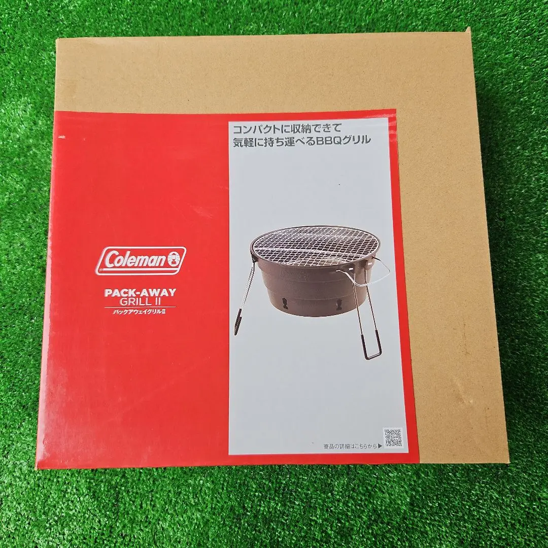 Coleman 2点セット　リビングテーブル60プラス　パックアウェイグリルII パックアウェイグリル II ブラック対応グリルプレート