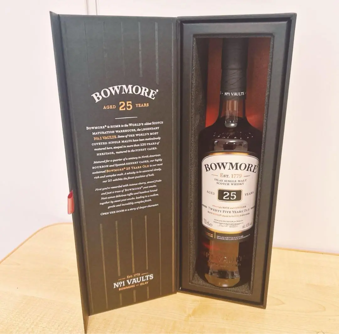 ボウモア25年　新品　未開封 ボウモア 25年 BOWMORE 25years old ISLAY Single Malt
