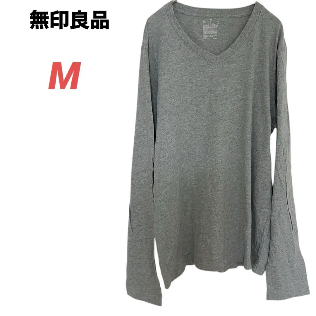 Thumbnail of MUJI MUJI Long Sleeve T-shirt Cut and Sewn Long Sleeve Gray