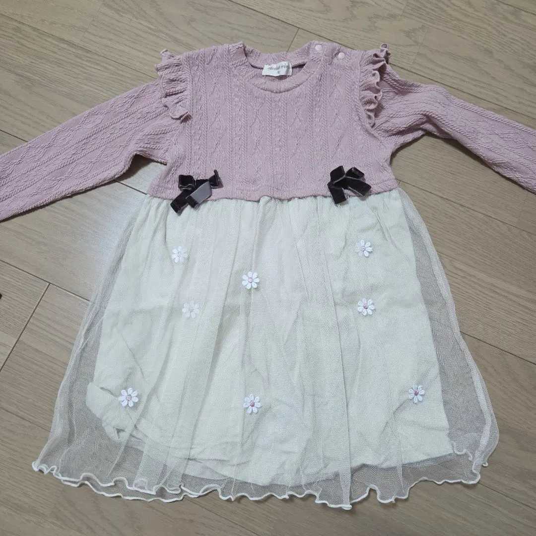 Thumbnail of Frilly floral dress, 100cm