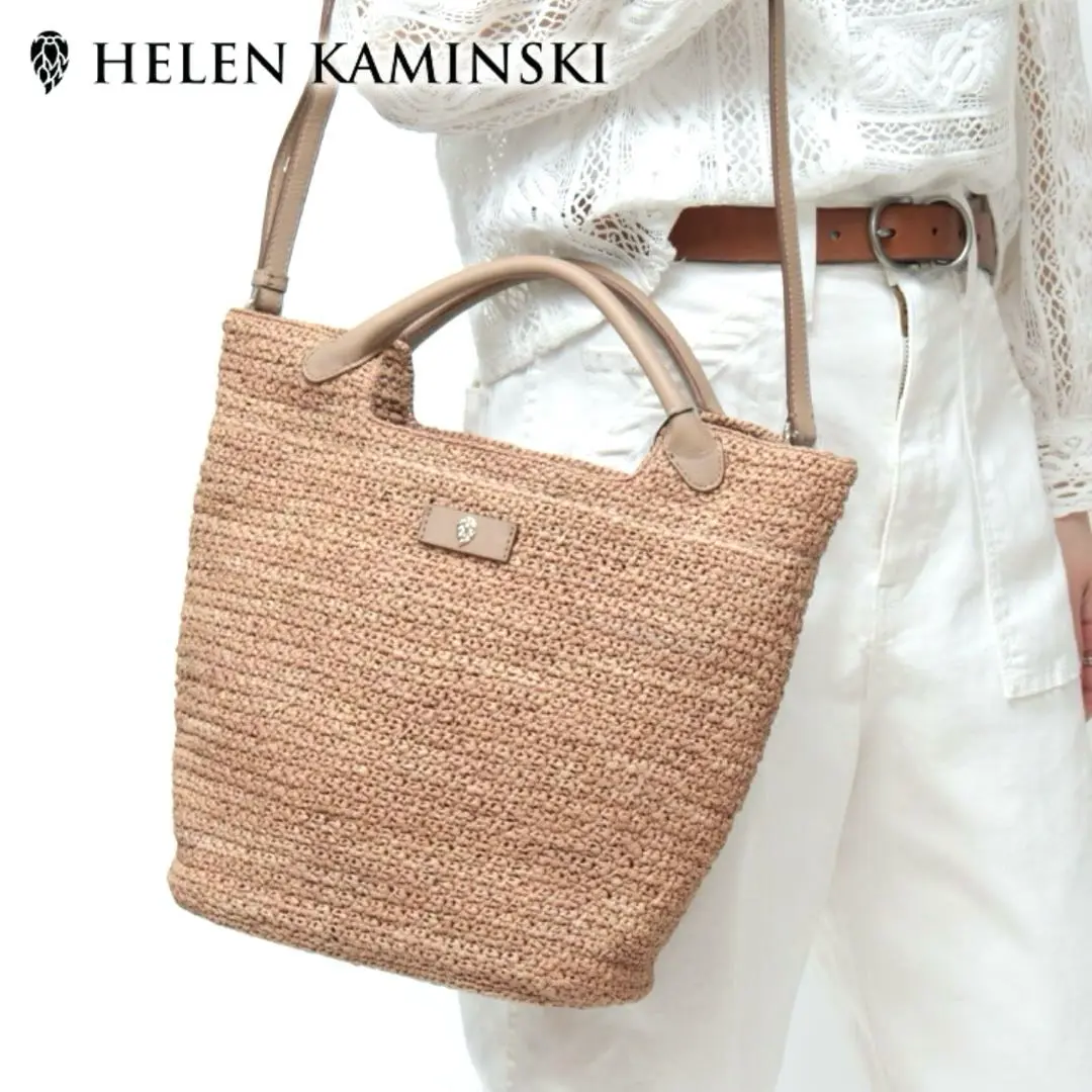✨美品✨ヘレンカミンスキー CASSIA mini natural tan Cassia Mini〔Natural/Tan〕(Natural/Tan): HELEN KAMINSKI｜JAL