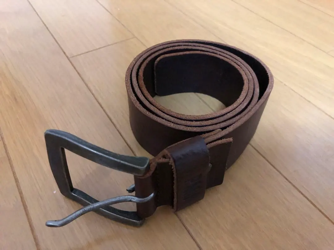 Thumbnail of PMJ Leather Belt 95cm Denim Jeans Deus Brown