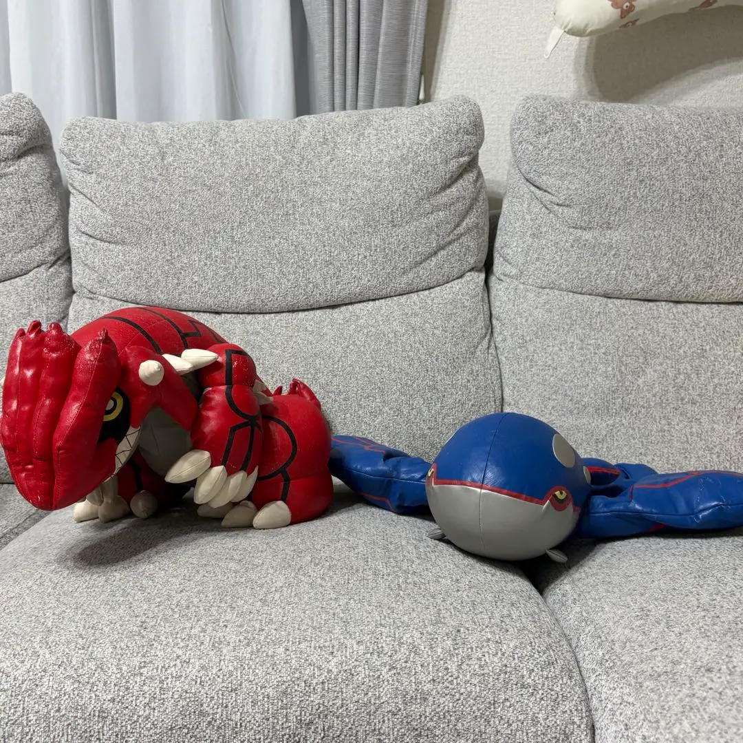 希少 ポケパーク キーホルダー グラードン カイオーガ