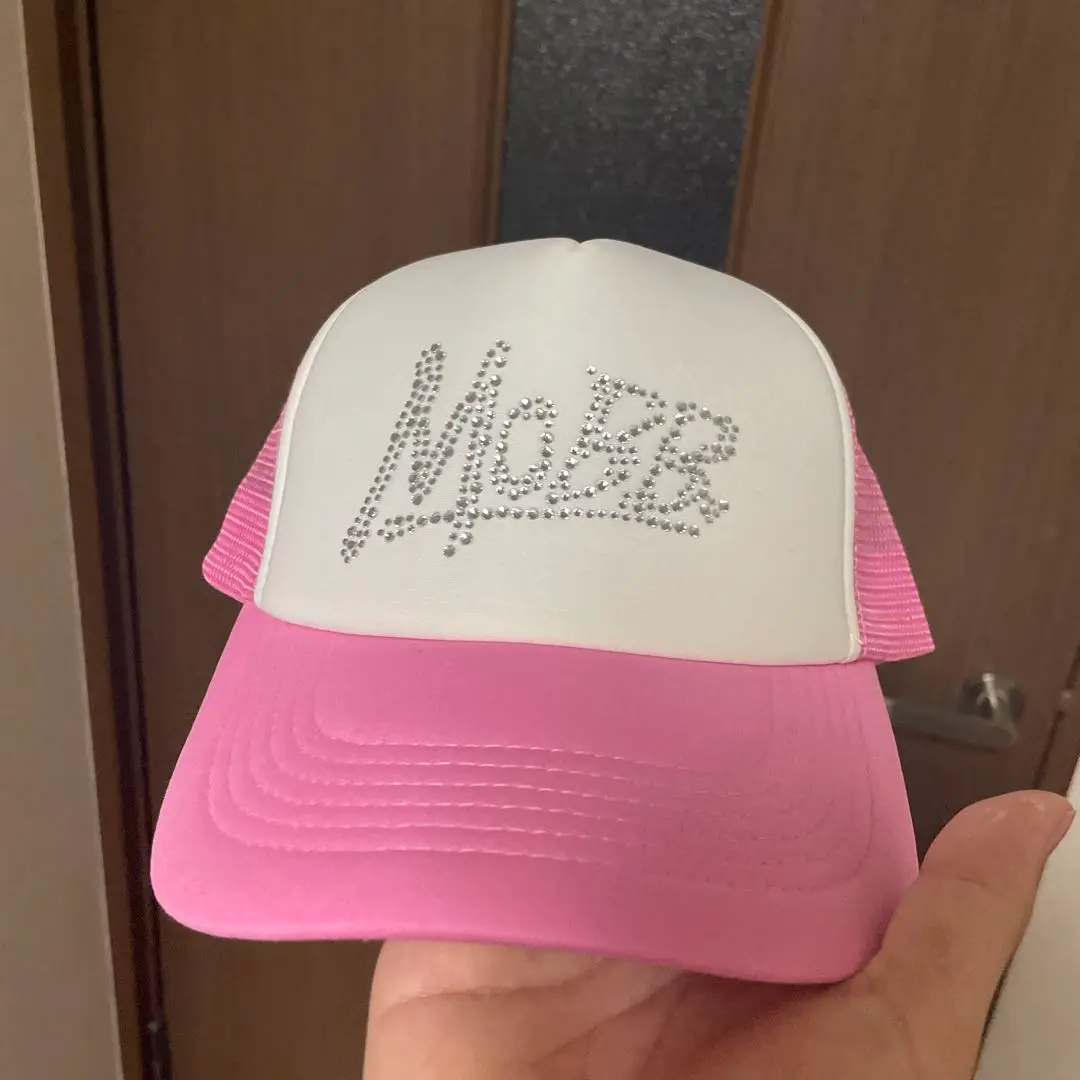 新品タグつき　MOBB ピンクメッシュキャップ　ラインストーン　モブ OG RHINESTONE MESH CAP -PINK- | WALKIN STORE WEB SHOP