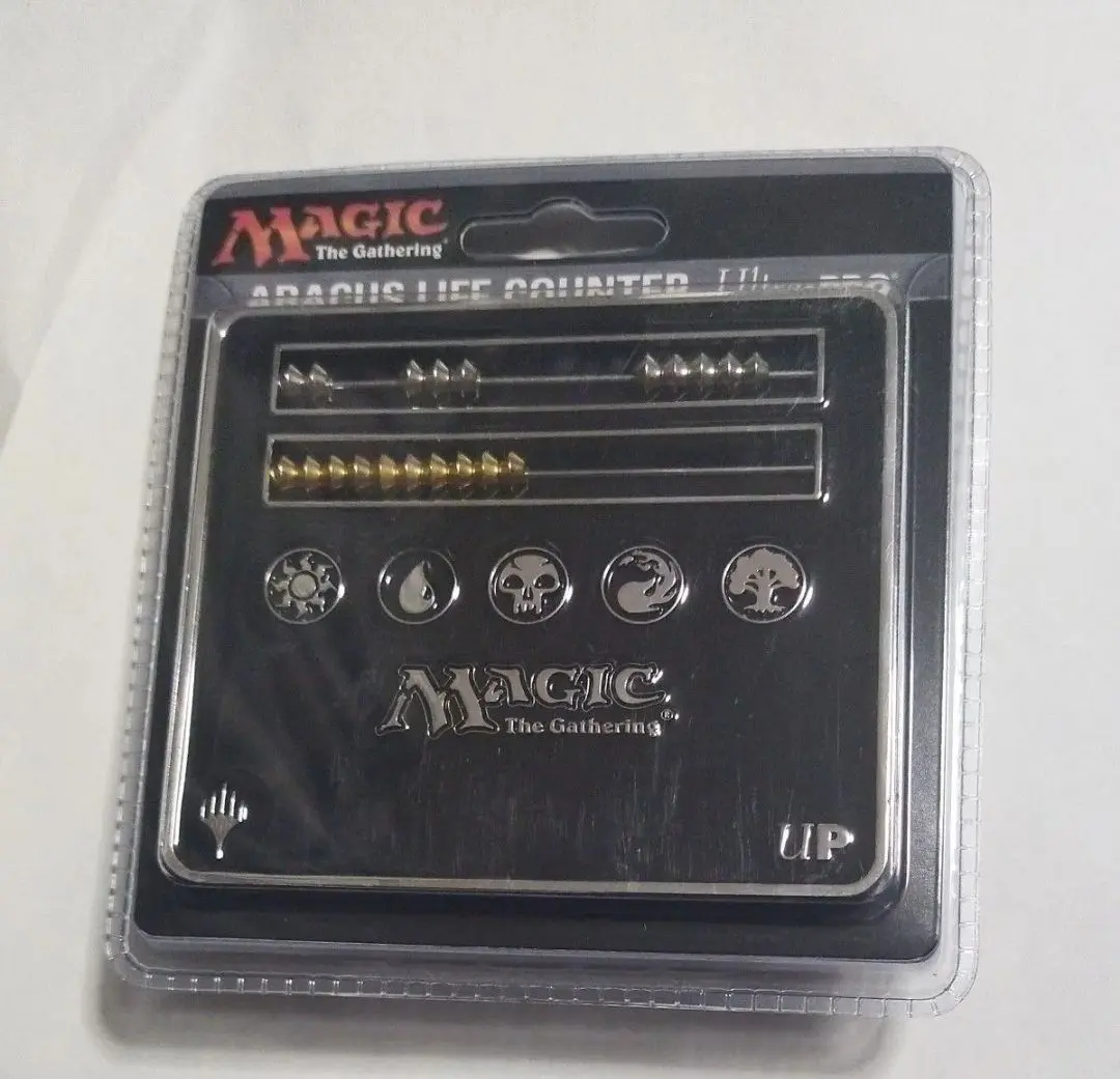 MTG そろばん型ライフカウンター カードサイズ 黒 Ultra Pro 未開封 Amazon | マジック：ザ・ギャザリング カードサイズそろばん型