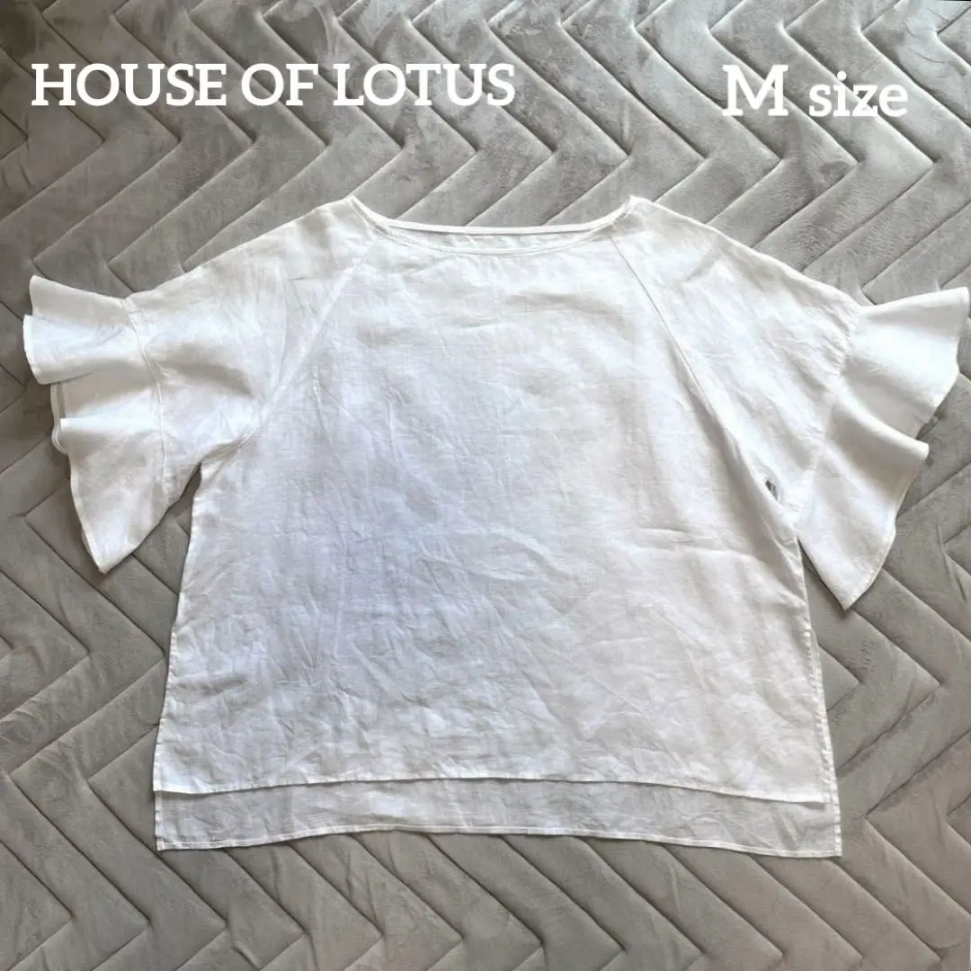 HOUSE OF LOTUS ハウスオブロータス カジュアルシャツ F 白