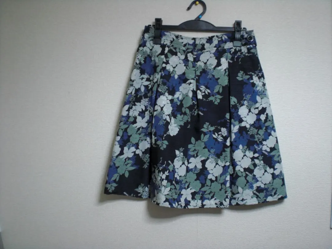 Thumbnail of Purple floral skirt, made in Japan