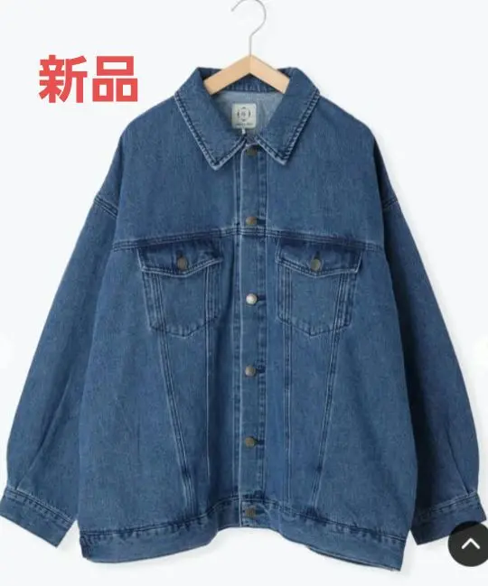 新品未使用　サマンサモスモス   オーガニックコットン混デニムカバーオール Samansa Mos2（サマンサ モスモス）の「オーガニックコットン混