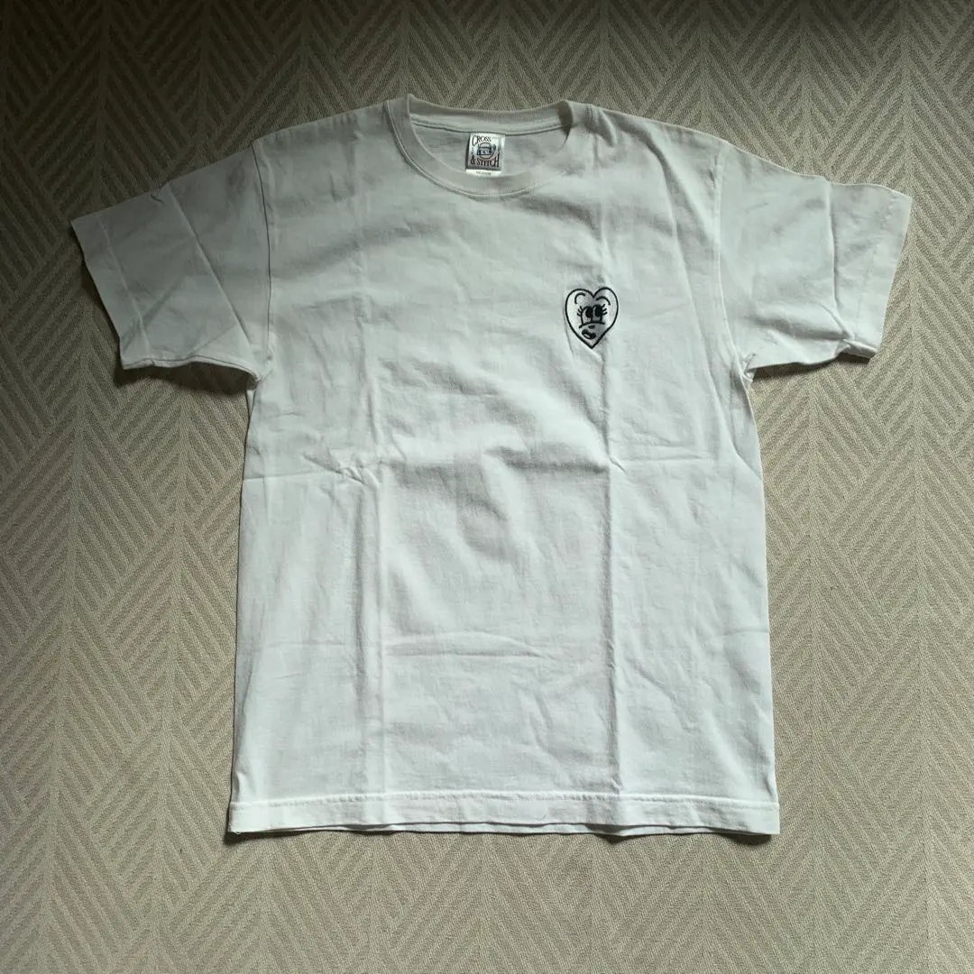 Thumbnail of CHOCOMOO Heart Embroidery T-shirt M