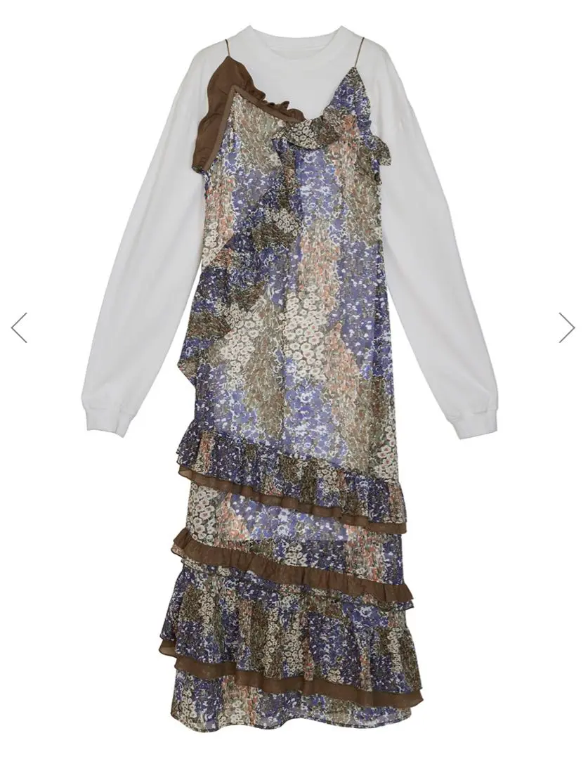 極美品✨AMERI FIONA FRILL LAYERED CAMI DRESS 2025年最新】Fiona frill layered cami dressの人気アイテム