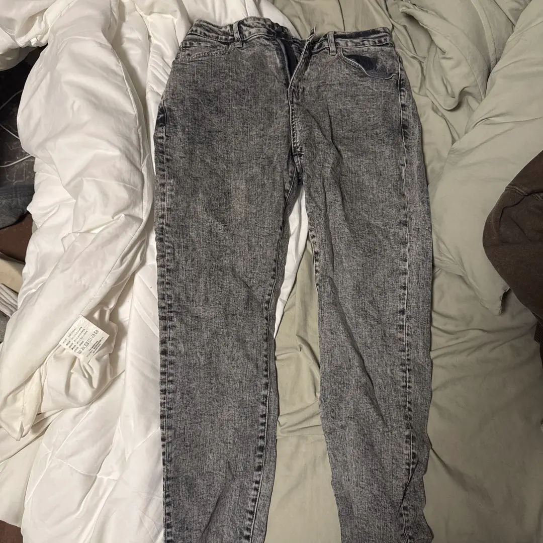 Thumbnail of URBAN REVIVO Gray Skinny Jeans