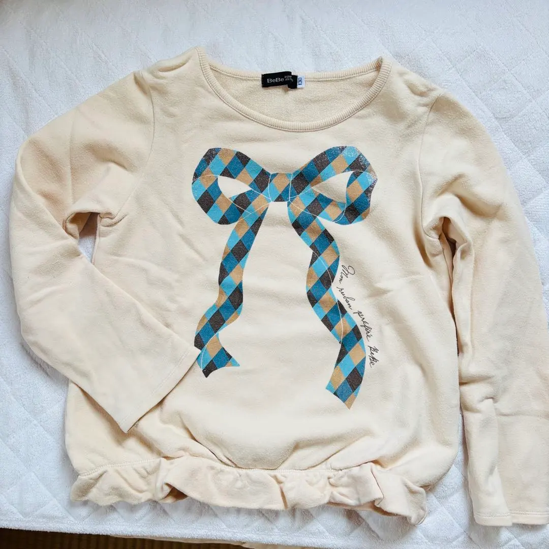 Thumbnail of BeBe Bebe 130 Sweatshirt Ribbon Pattern