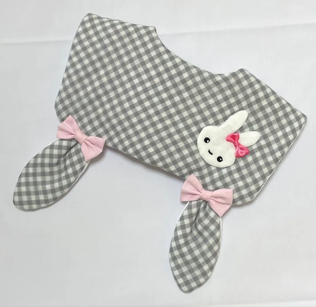 兔子耳朵水手領圍兜 手工製作 的縮圖