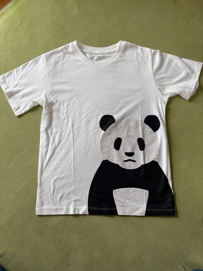 Thumbnail of Panda print white T-shirt