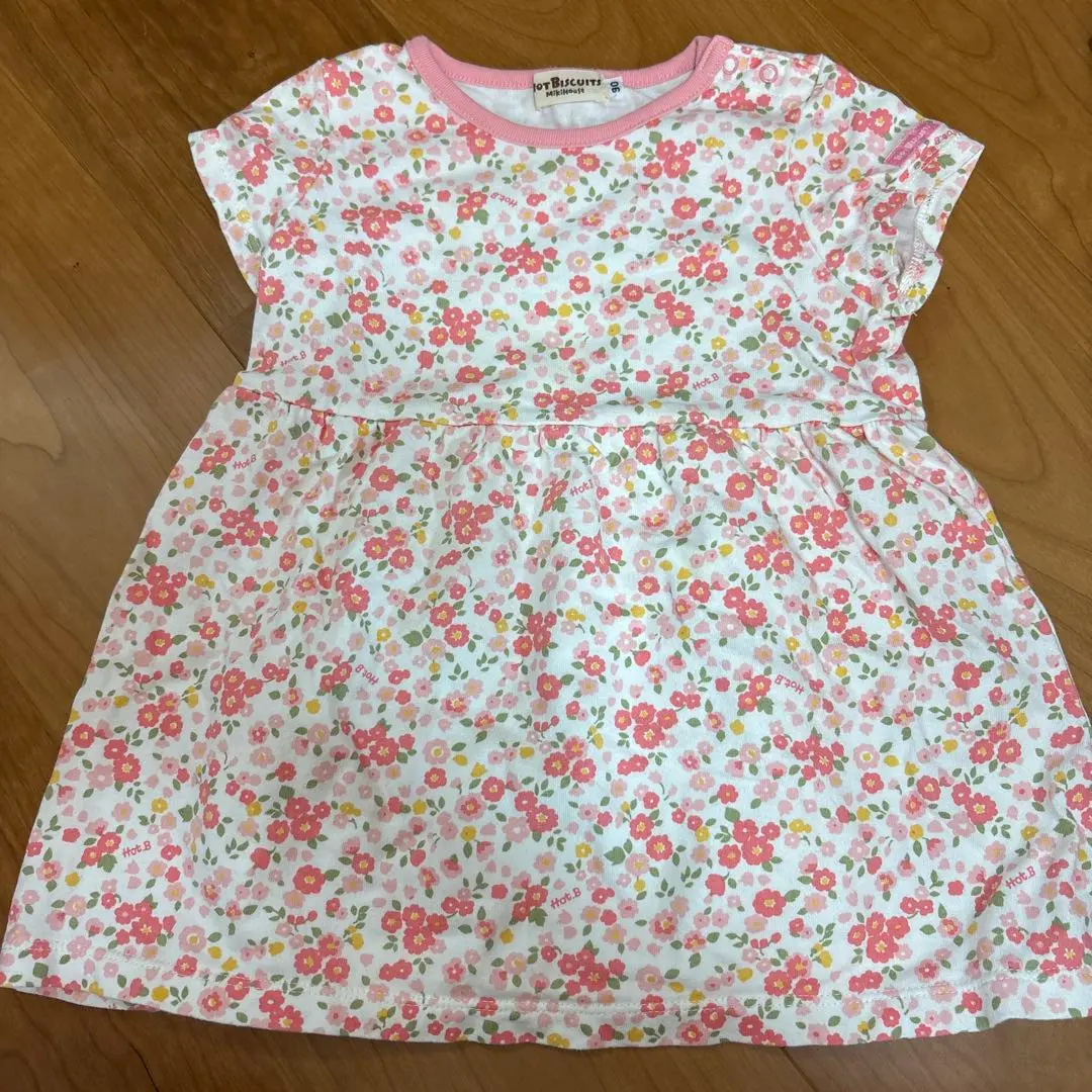 Thumbnail of Miki House Floral Tunic, Size 90