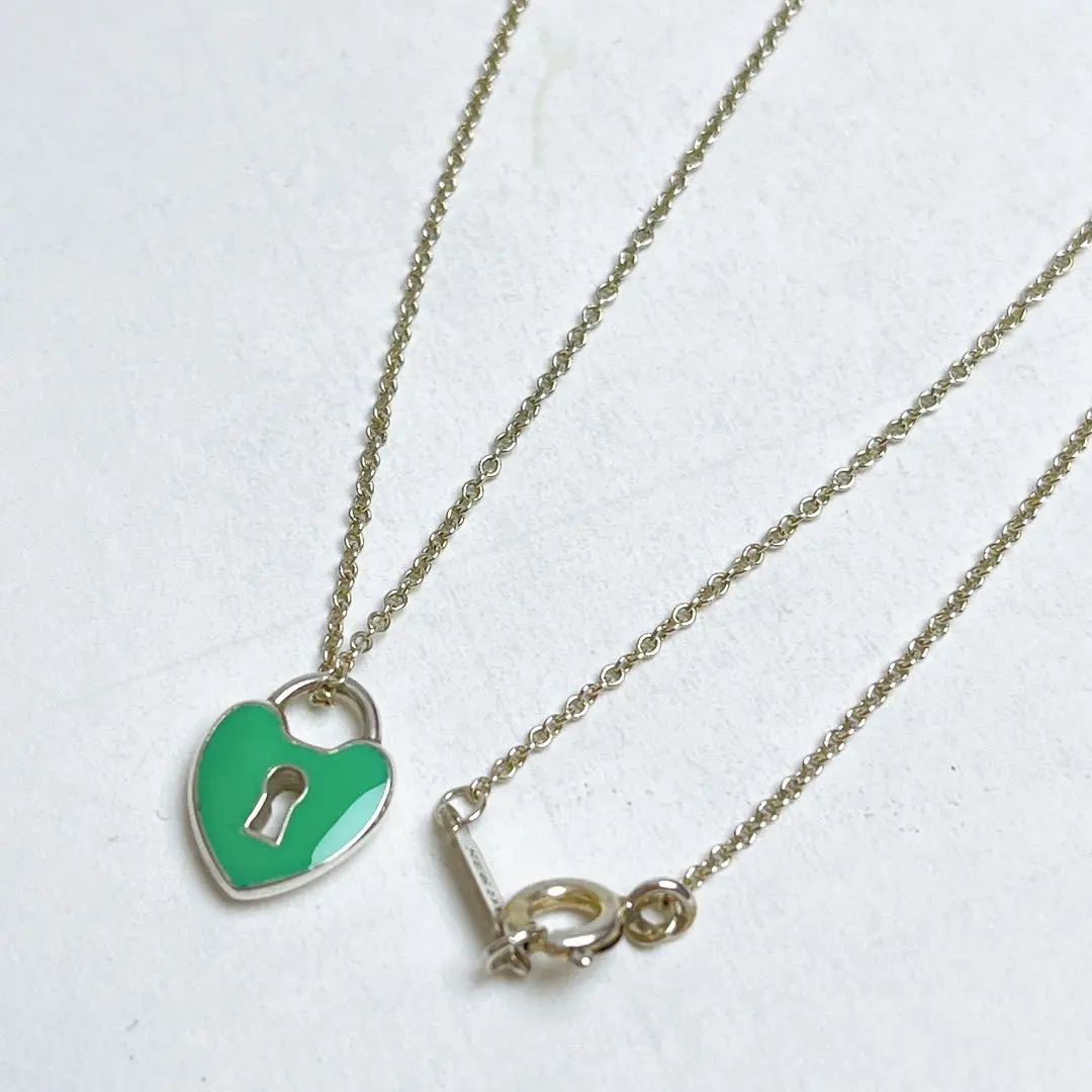 ティファニー　ハート型カデナ＆鍵　シルバー　キーホルダー【比較的美品、希少？】 Tiffany & Co. - 【中古】 ティファニー カデナ型 キーホルダー