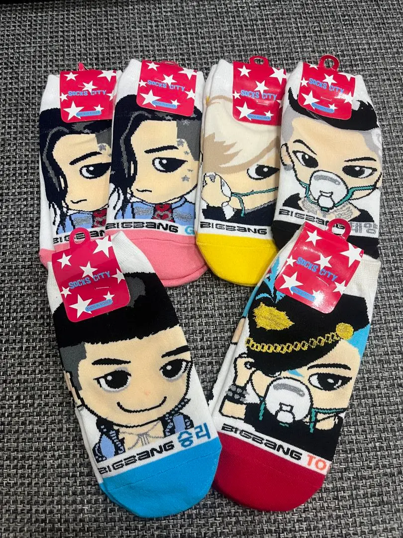Thumbnail of [New] BIGBANG Character Socks - Set of 6 Pairs