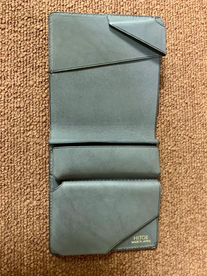 HITOE FOLD Aria 右利き用 Misty Navy A wallet as light as air Hitoe® Fold Aria - Foschia | Waxed