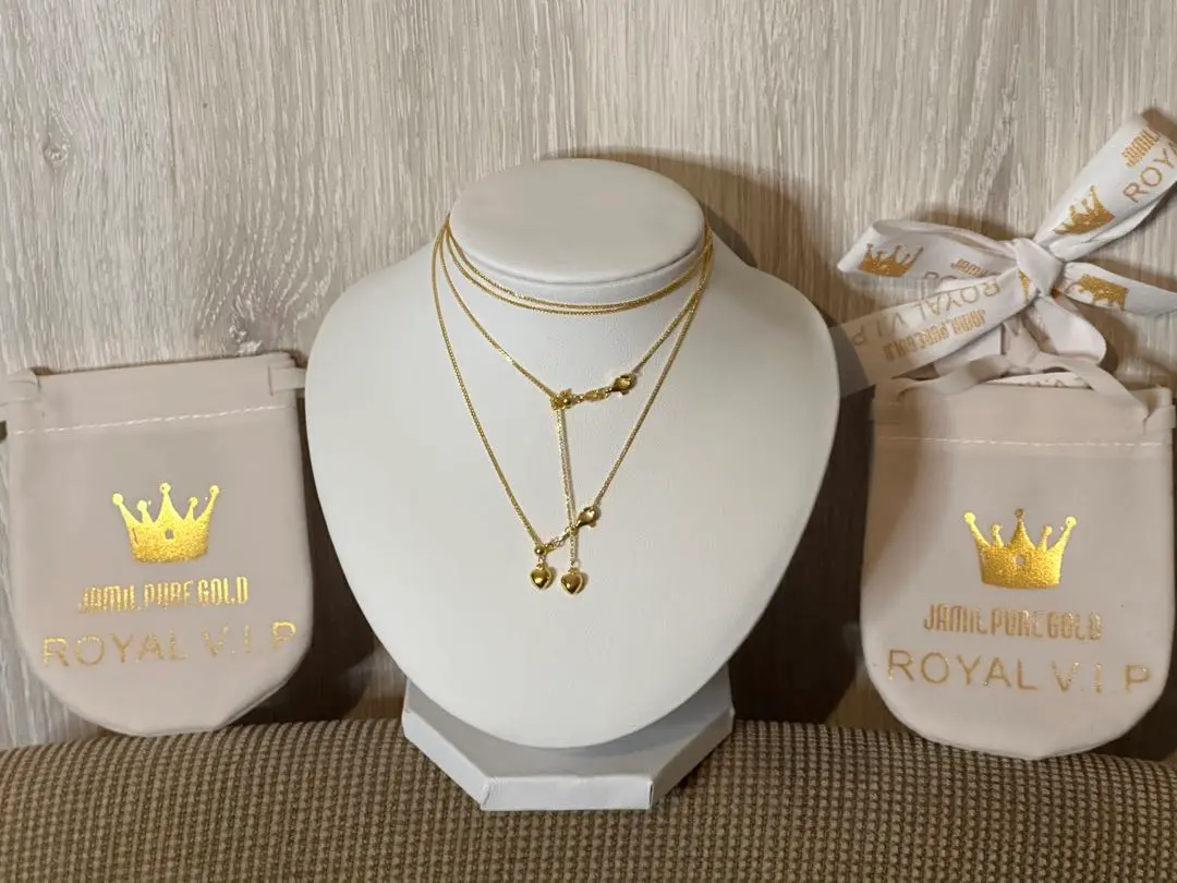  VIP 24K PURE GOLD 2.5gハートネックレス Royal V.I.P 24K PURE GOLD 2.5g ハートネックレス