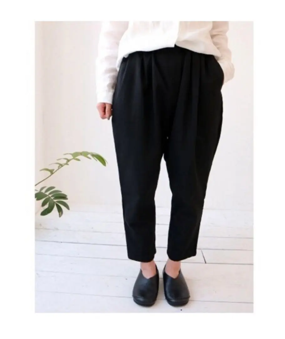 値下げ　Gauze# ライトデニム　ワイドサルエルパンツ　ネストローブ　ヤラ 再値下げ Gauze# ライトデニム ワイドサルエルパンツ ネスト