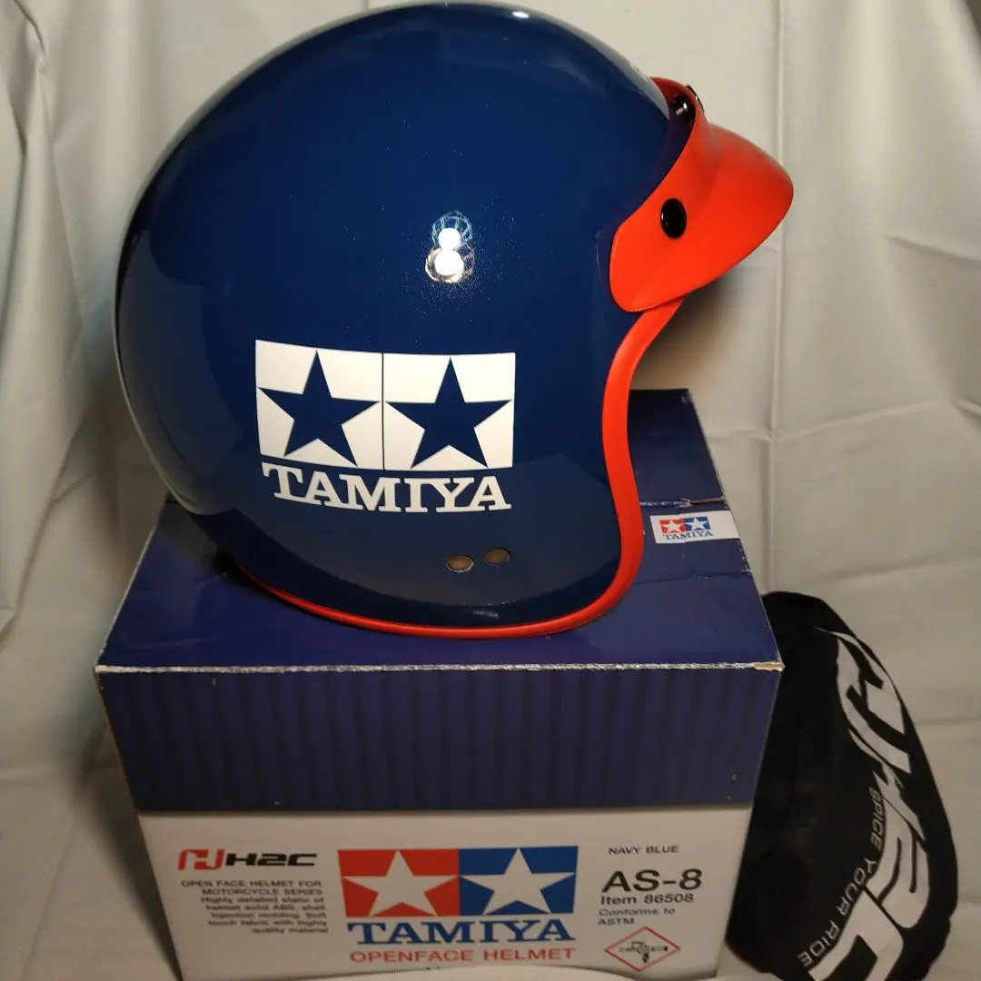 タイホンダ 純正　TAMIYA タミヤ　ヘルメット　ネイビー色 タイホンダ 純正TAMIYA タミヤヘルメットネイビー色