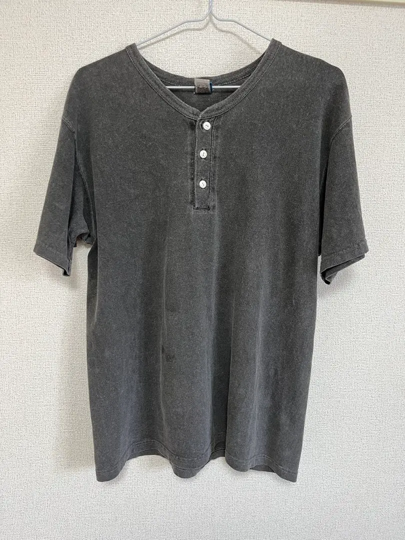 Thumbnail of Good on Good On Pigment Dyed Henley Neck T-shirt M