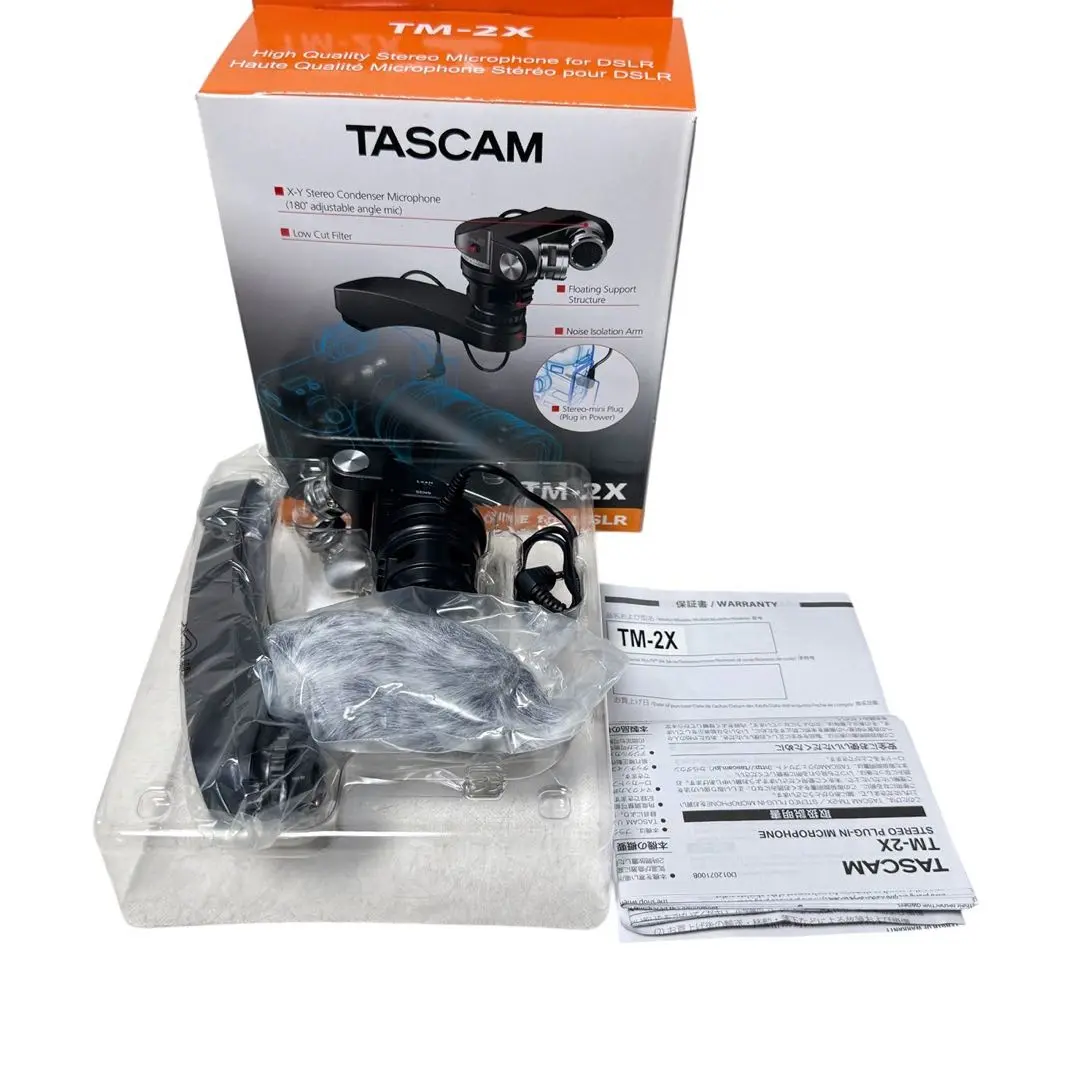 ★美品★未使用　元箱付き■ TASCAM タスカム TM-2X Amazon.co.jp: Tascam TM-2X Microphone : Musical Instruments