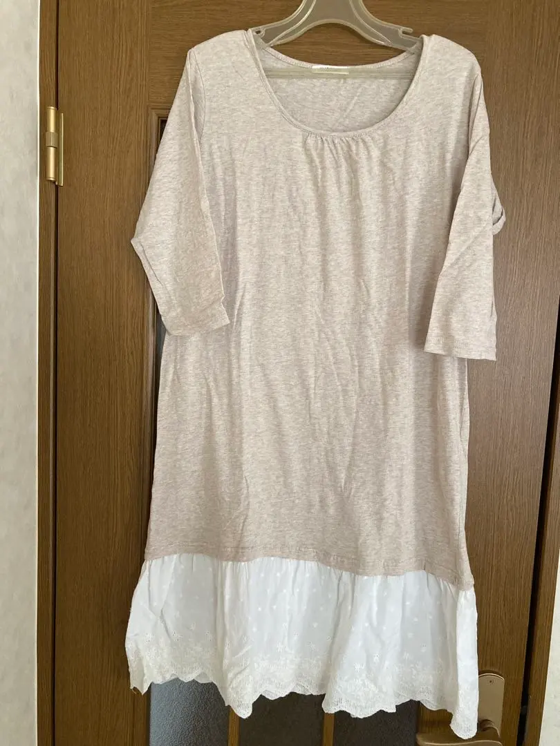 Thumbnail of SELF➕SERVICE * Tunic-length 3/4 Sleeve Long T-shirt *