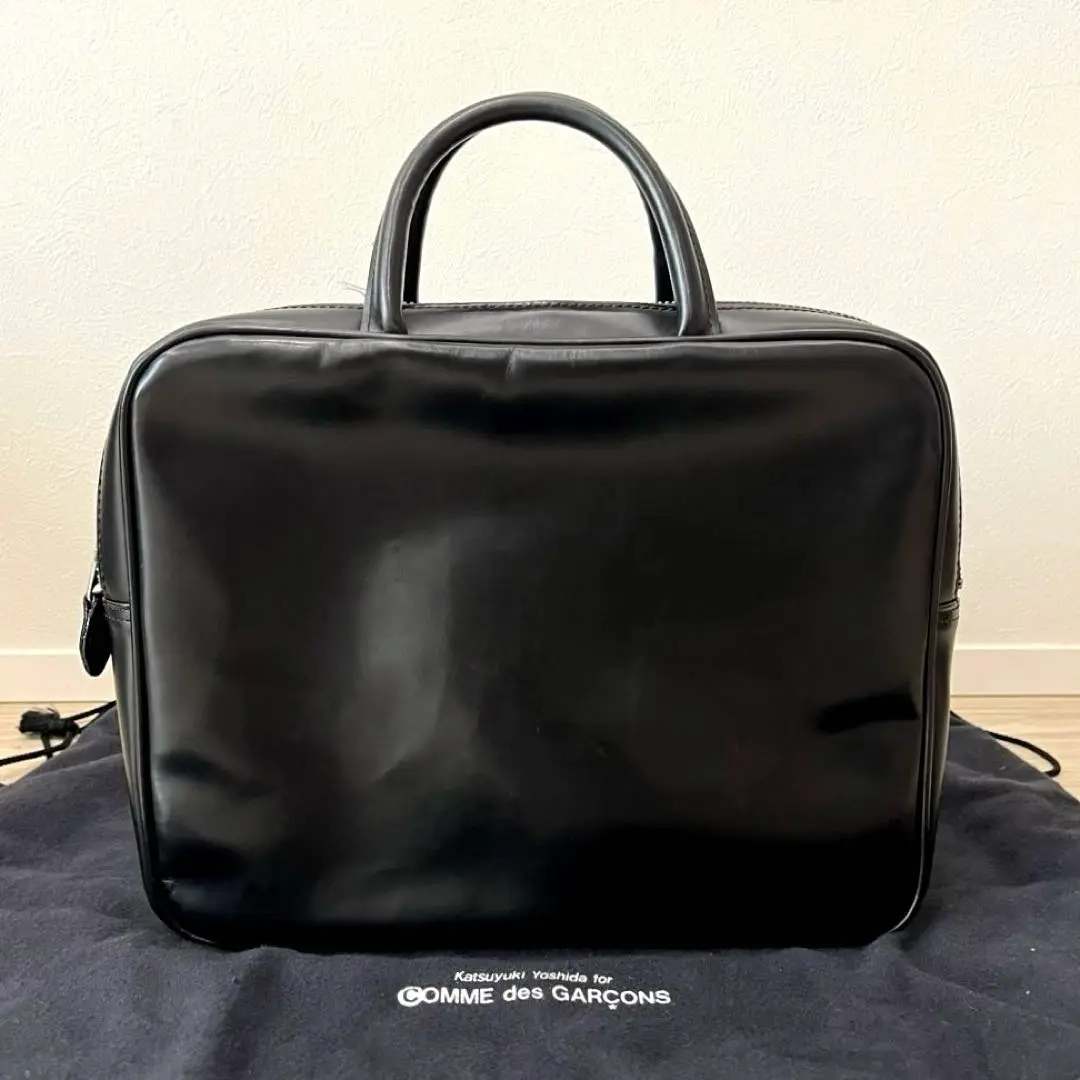 入手困難★カツユキヨシダ コムデギャルソン がま口 ショルダーバッグ クロコ 黒 入手困難☆カツユキヨシダ コムデギャルソン がま口 ショルダー