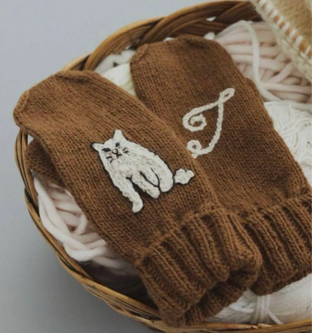 TSUHARU ノベルティ ねこ刺繍ミトン sm2 サマンサモスモス ツハル 2025年最新】ツハルバイサマンサモスモス 小物の人気アイテム