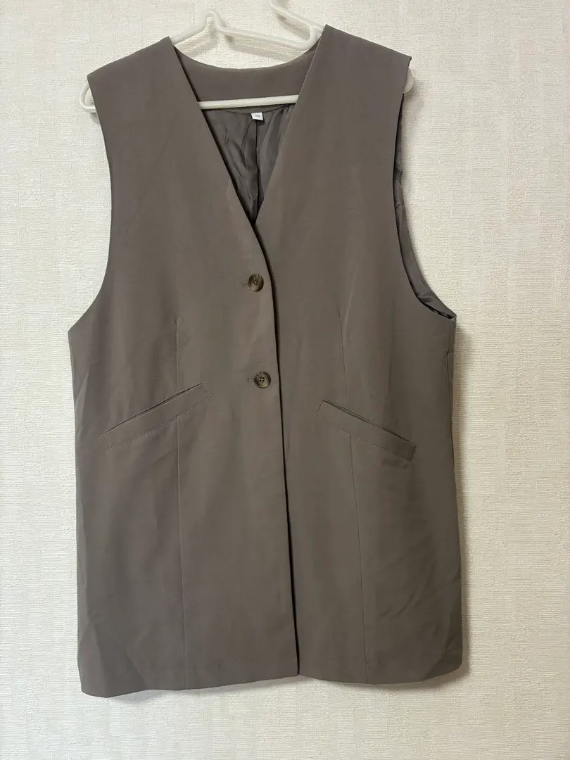 Thumbnail of Brown vest, size M, long length