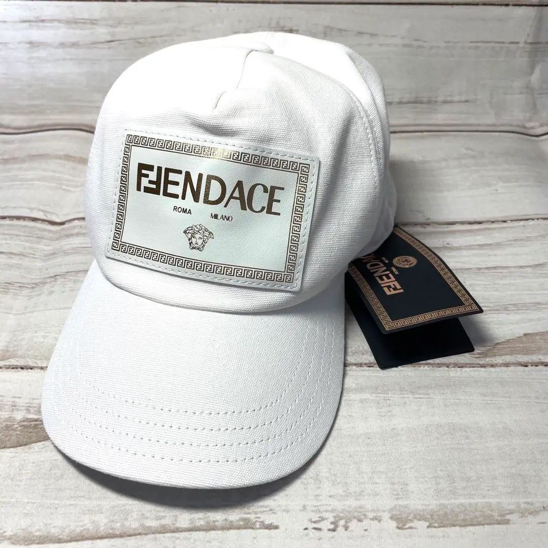激安セール！　FJENDACE ハット フェンディ ×ヴェルサーチェ フェンディ FENDI FENDACE FF フェンダーチェ フェンディ