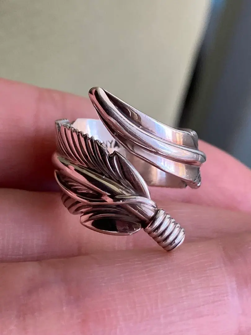 Indian Jewelry ハーヴィーメイス シルバーフェザー　リング インディアン・ジュエリー INDIAN JEWELRY |ハービーメイス