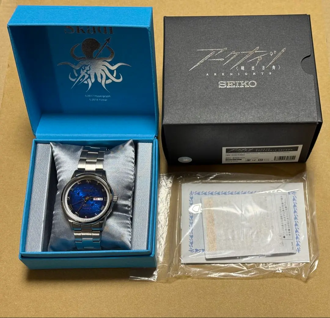 【新品未使用】アークナイツ SEIKO コラボウォッチ スカジ モデル アークナイツ×SEIKO アークナイツオリジナルウオッチ第2弾