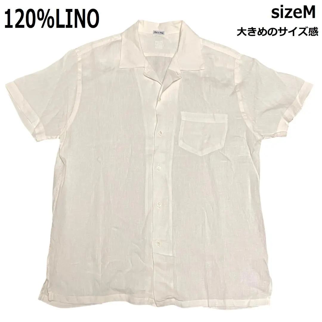 新品ワンハンドレッドツエンティパーセント(120%リノ)クリーム半袖シャツ 2025年最新】120% lino メンズ シャツの人気アイテム - メルカリ