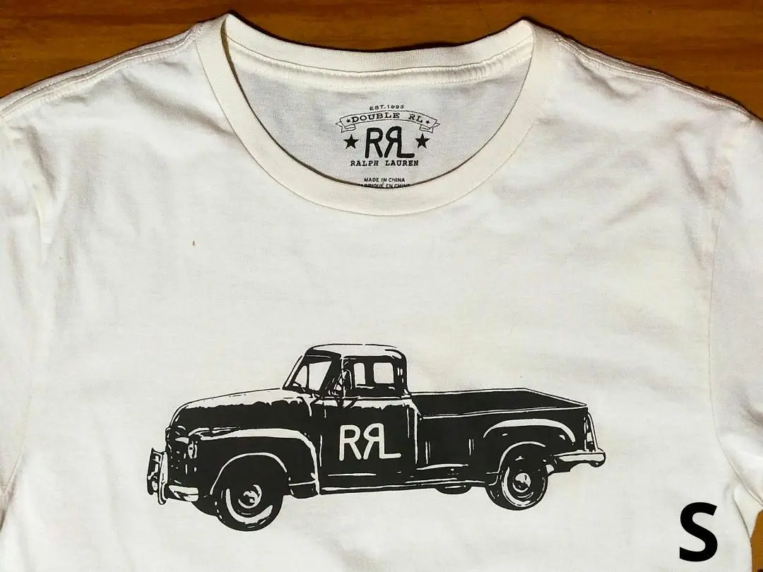 トラック グラフィック☆コットン【RRL】半袖 T シャツ Double RL 新品 ダブルアールエル TRUCK GRAPHIC TEE Tシャツ