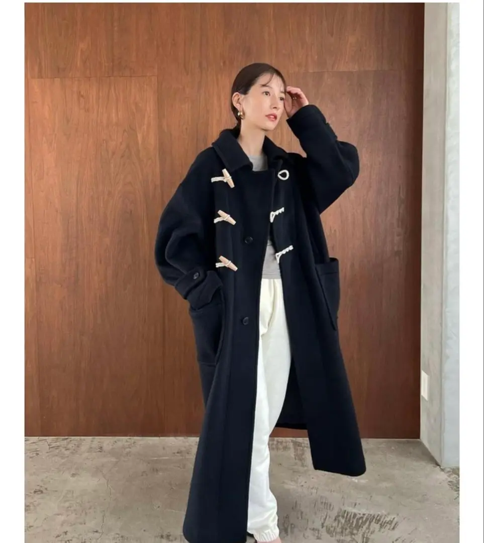 CLANE マスタード ダッフルコート 松本恵奈のMUST BUY- 11月4日（金）発売の”OVER MAXI DUFFLE