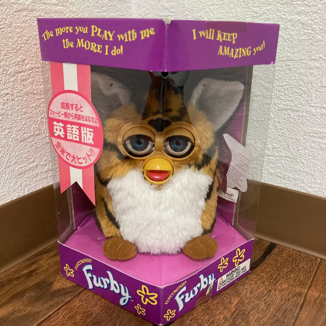 昭和レトロ 初代 ファービー ヒョウ柄 おもちゃ 玩具 置物 キャラクター Amazon.co.jp: ファービー 初代 ヒョウ柄 : おもちゃ